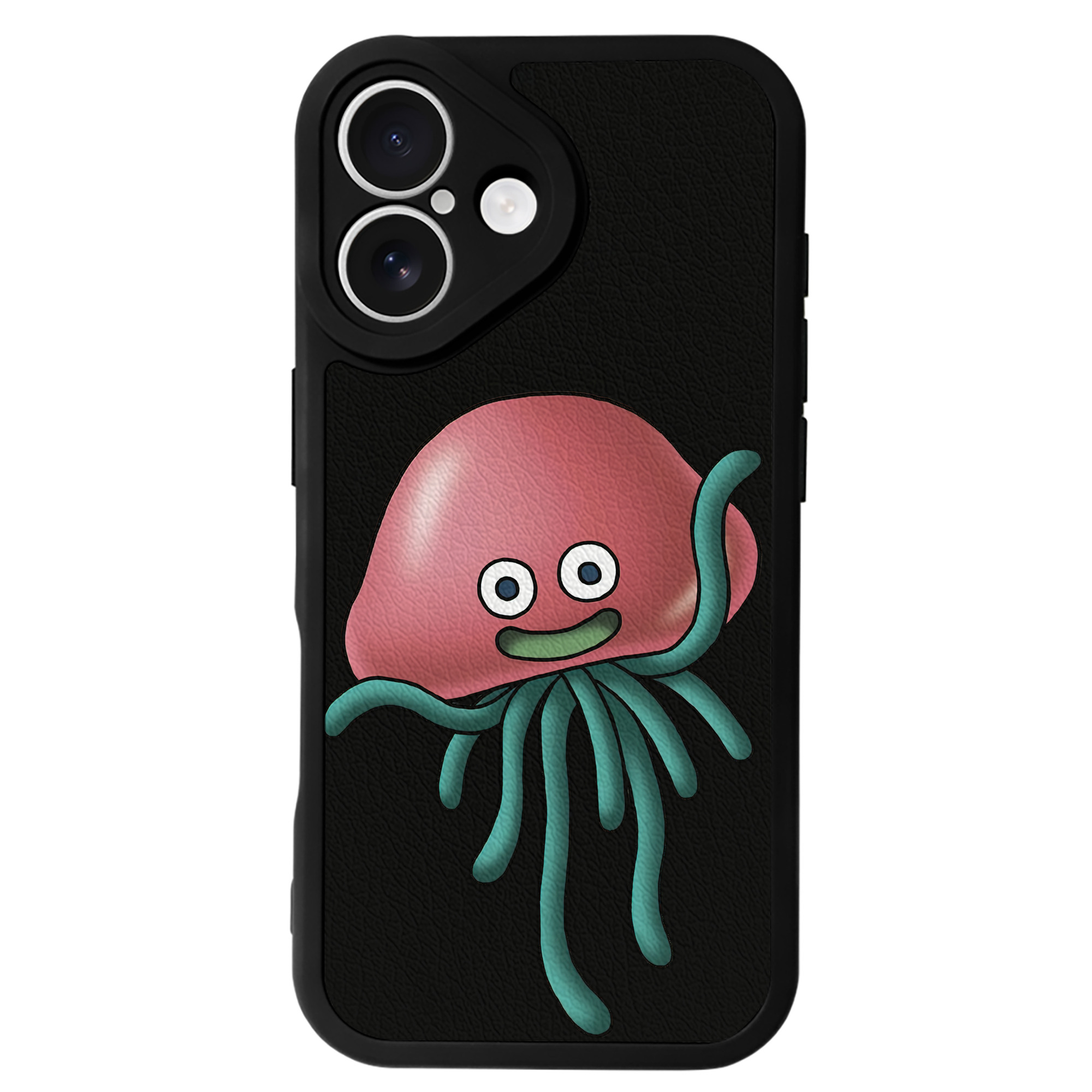 （画像用） ドラゴンクエスト Doragon Kuesuto Dragon Quest 【iPhone 16シリーズ対応】シリコンスマホケース（レザー調） 材質：シリコン
